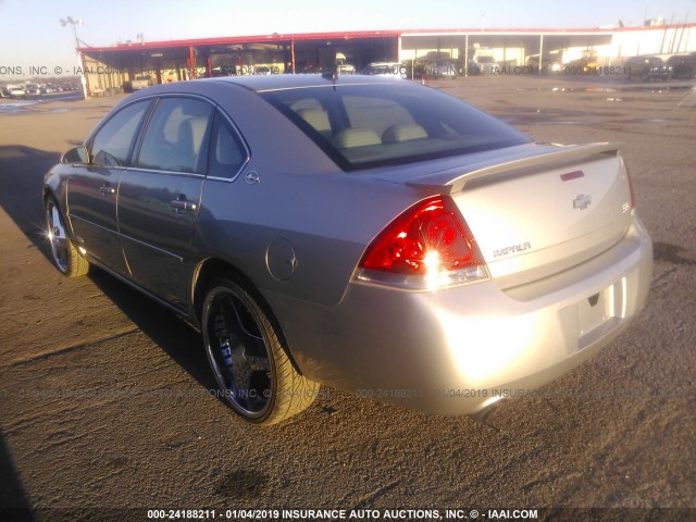 2G1WD58C779168415 - 2007 CHEVROLET IMPALA SUPER SPORT SILVER photo 3