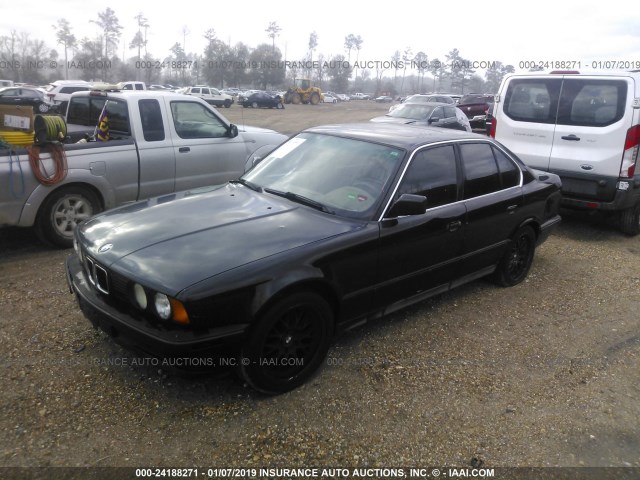 WBAHD2311MBF70235 - 1991 BMW 535 BLACK photo 2