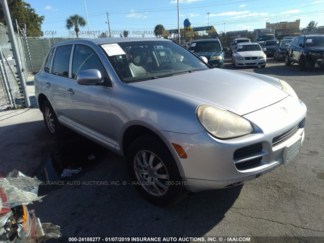 WP1AA29P45LA22388 - 2005 PORSCHE CAYENNE SILVER photo 1