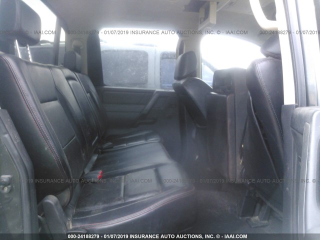 1N6BA07C28N302245 - 2008 NISSAN TITAN XE/SE/LE/PRO-4X GRAY photo 8