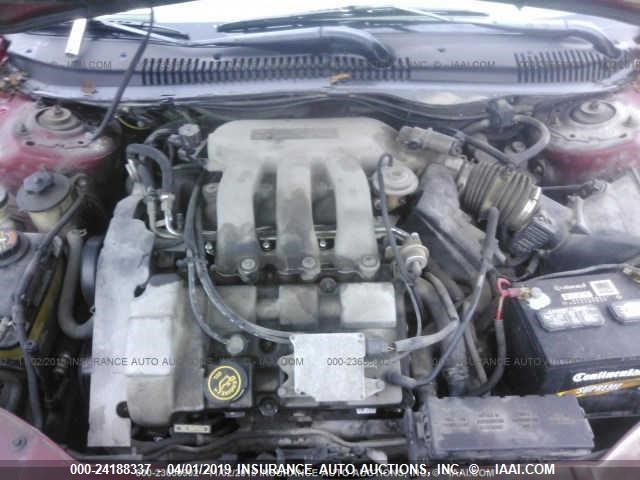 1FAFP52S3WG175317 - 1998 FORD TAURUS LX/SE MAROON photo 10