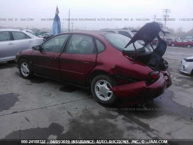 1FAFP52S3WG175317 - 1998 FORD TAURUS LX/SE MAROON photo 3