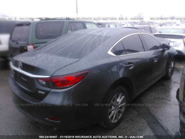 JM1GJ1U5XG1404211 - 2016 MAZDA 6 SPORT GRAY photo 4