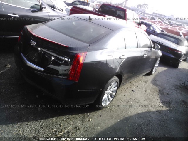 1G6AA5RX9H0175330 - 2017 CADILLAC ATS BLACK photo 4