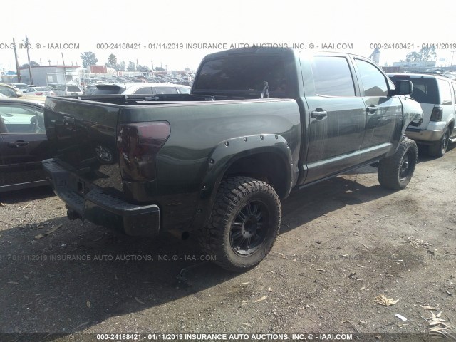 5TFHY5F11CX229260 - 2012 TOYOTA TUNDRA CREWMAX LIMITED GREEN photo 4