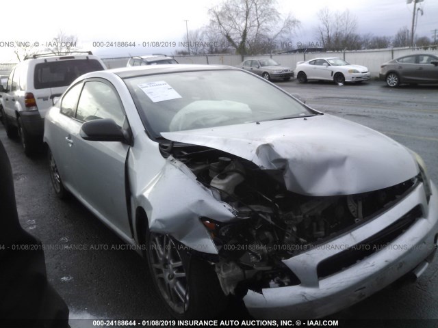 JTKDE177X60118716 - 2006 TOYOTA SCION TC SILVER photo 1