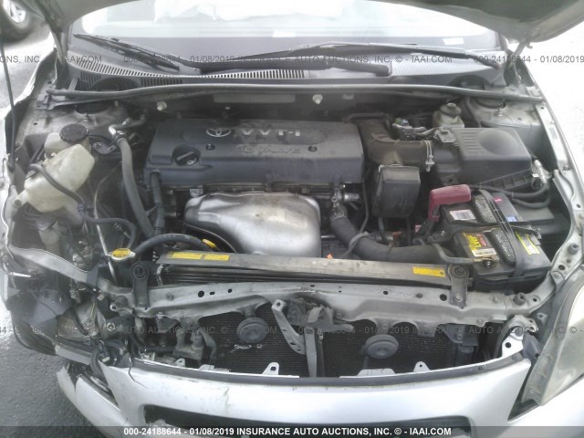 JTKDE177X60118716 - 2006 TOYOTA SCION TC SILVER photo 10