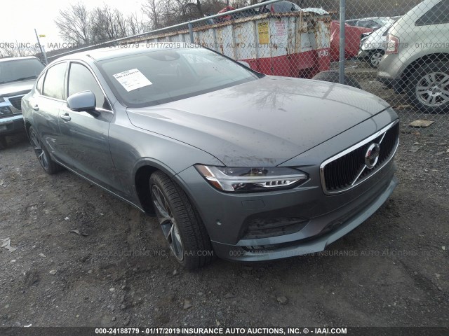 LVY992MK7JP029596 - 2018 VOLVO S90 GRAY photo 1