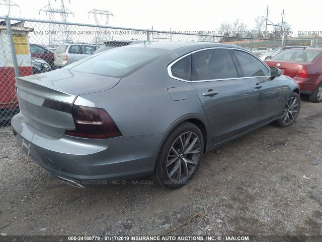 LVY992MK7JP029596 - 2018 VOLVO S90 GRAY photo 4