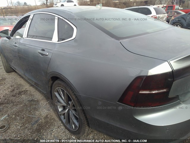 LVY992MK7JP029596 - 2018 VOLVO S90 GRAY photo 6