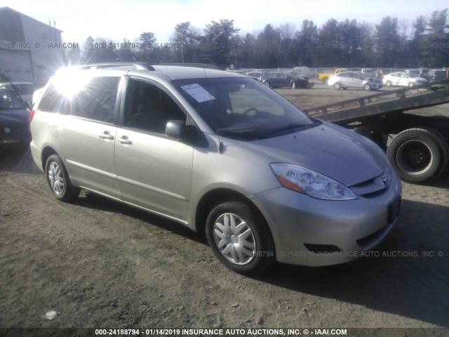 5TDZK23C77S014889 - 2007 TOYOTA SIENNA CE/LE SILVER photo 1