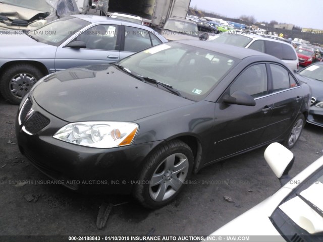 1G2ZG58B574203446 - 2007 PONTIAC G6 SE GRAY photo 2