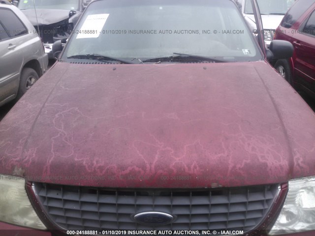 1FMZU73E82UA67691 - 2002 FORD EXPLORER XLT BURGUNDY photo 6