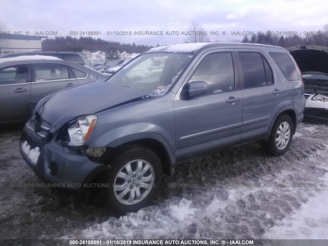 JHLRD78986C049965 - 2006 HONDA CR-V SE/EX GRAY photo 2