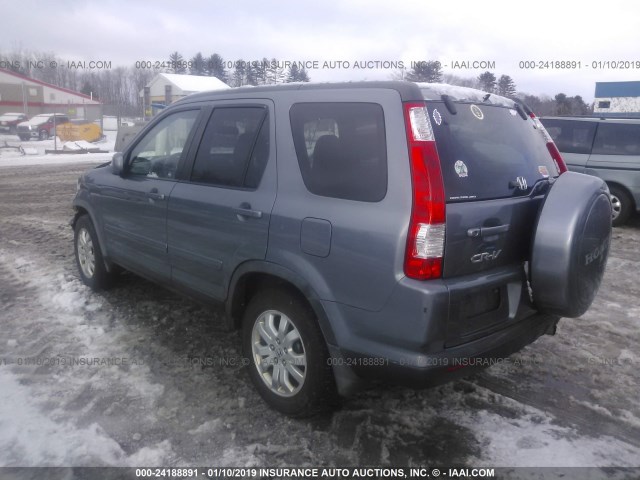 JHLRD78986C049965 - 2006 HONDA CR-V SE/EX GRAY photo 3