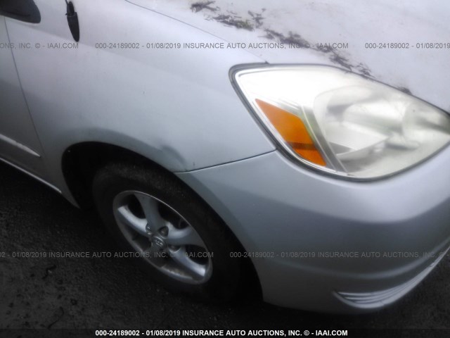 5TDZA23C25S346822 - 2005 TOYOTA SIENNA CE/LE SILVER photo 6