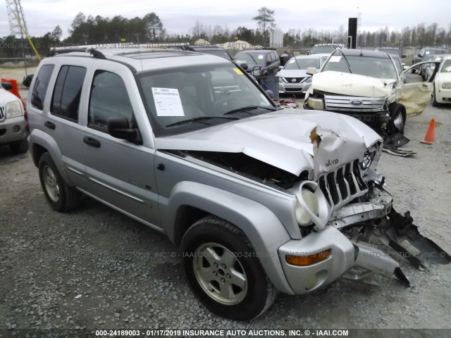 1J4GL58K03W567801 - 2003 JEEP LIBERTY LIMITED SILVER photo 1