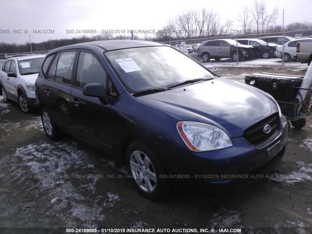 KNAFG525887175625 - 2008 KIA RONDO LX/EX Dark Blue photo 1