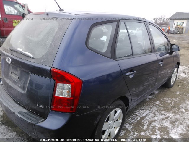 KNAFG525887175625 - 2008 KIA RONDO LX/EX Dark Blue photo 3