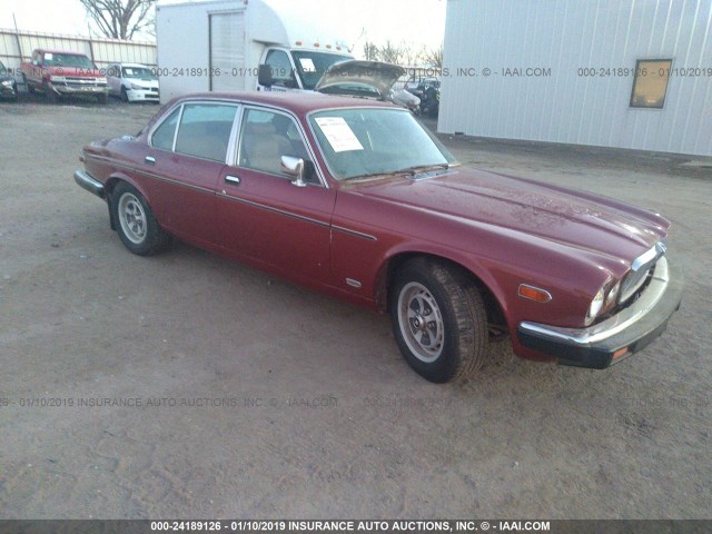 SAJAY1345HC473955 - 1987 JAGUAR XJ6 VANDEN PLAS MAROON photo 1