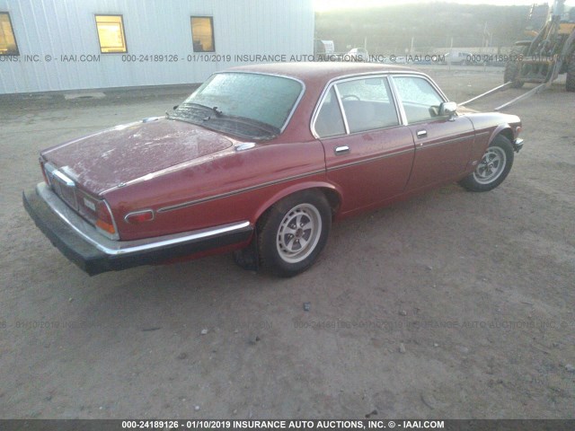 SAJAY1345HC473955 - 1987 JAGUAR XJ6 VANDEN PLAS MAROON photo 4