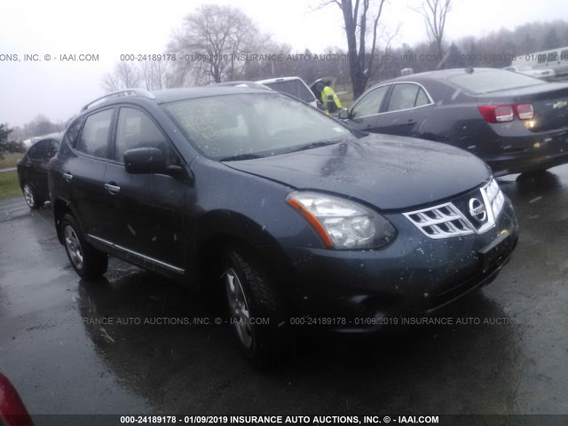 JN8AS5MV2FW254174 - 2015 NISSAN ROGUE SELECT S BLUE photo 1