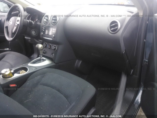 JN8AS5MV2FW254174 - 2015 NISSAN ROGUE SELECT S BLUE photo 5