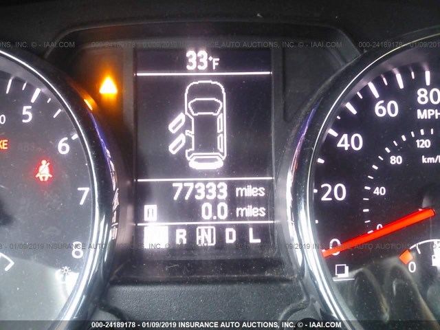 JN8AS5MV2FW254174 - 2015 NISSAN ROGUE SELECT S BLUE photo 7