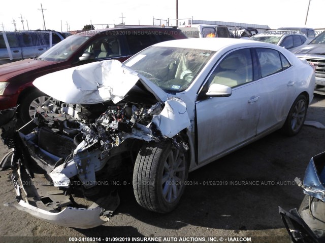 1G11D5SL3FF121276 - 2015 CHEVROLET MALIBU 2LT WHITE photo 2