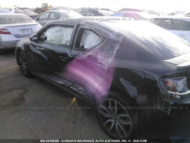 JTKJF5C75FJ009765 - 2015 TOYOTA SCION TC შავი ფოტო 6