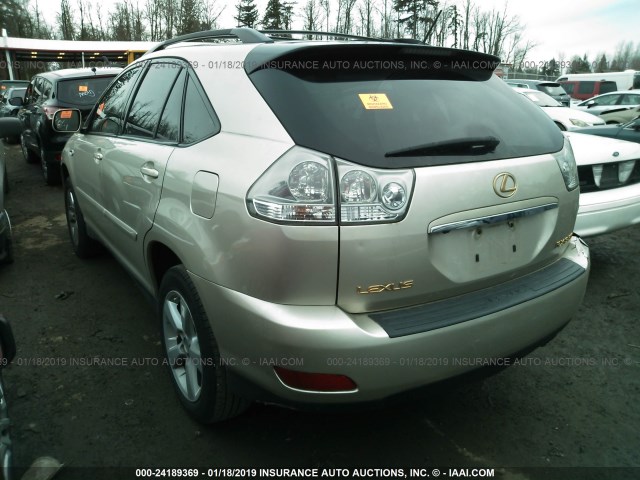 JTJGK31U070007517 - 2007 LEXUS RX 350 BEIGE photo 3