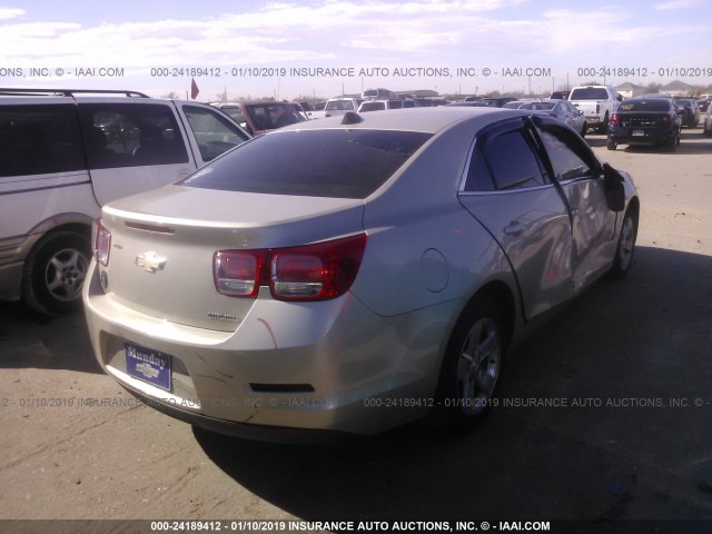 1G11B5SA5DF318919 - 2013 CHEVROLET MALIBU LS BEIGE photo 4