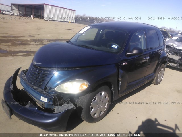 3C4FY58B25T574812 - 2005 CHRYSLER PT CRUISER TOURING BLUE photo 2