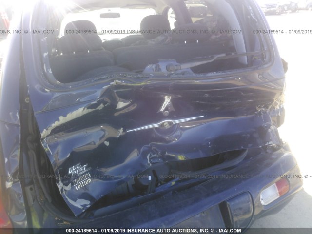 3C4FY58B25T574812 - 2005 CHRYSLER PT CRUISER TOURING BLUE photo 6