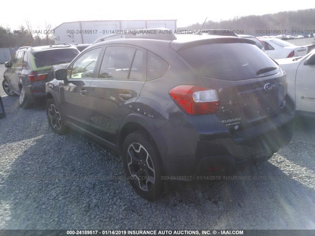 JF2GPAWC9E8313303 - 2014 SUBARU XV CROSSTREK 2.0 PREMIUM GRAY photo 3