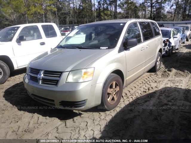 2D8HN44E29R631421 - 2009 DODGE GRAND CARAVAN SE GOLD photo 2