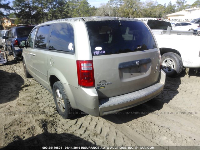 2D8HN44E29R631421 - 2009 DODGE GRAND CARAVAN SE GOLD photo 3