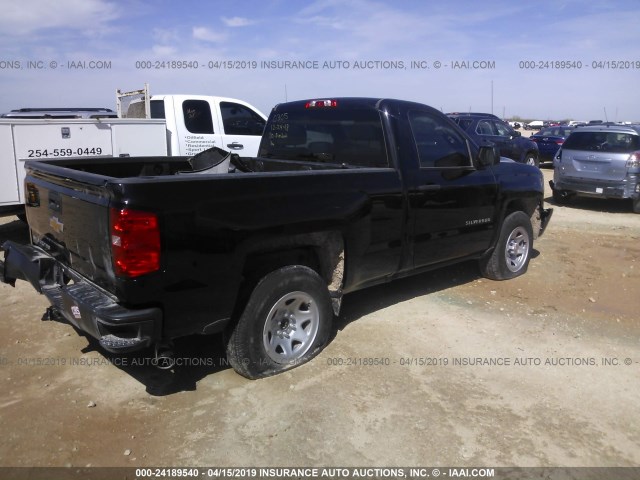 1GCNCNEH3JZ110305 - 2018 CHEVROLET SILVERADO C1500/C1500  LS BLACK photo 4