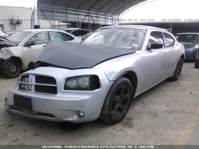 2B3KA33V79H595907 - 2009 DODGE CHARGER SXT SILVER photo 2