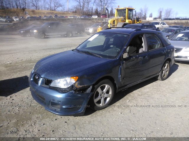 JF1GG61617H811792 - 2007 SUBARU IMPREZA 2.5I BLUE photo 2