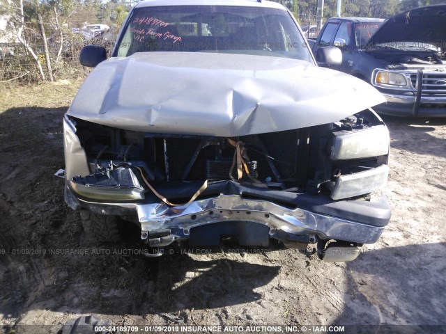 2GCEC13T161121478 - 2006 CHEVROLET SILVERADO C1500 SILVER photo 6