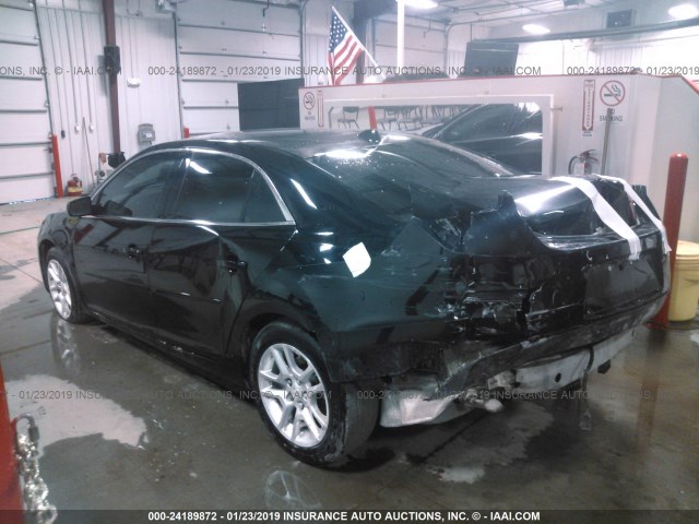 1G11C5SA4DU117179 - 2013 CHEVROLET MALIBU 1LT BLACK photo 3