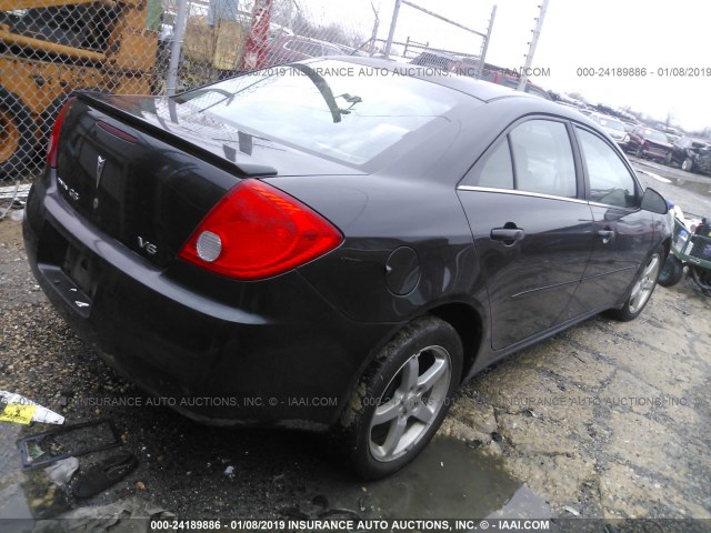 1G2ZG57N384244980 - 2008 PONTIAC G6 SE BLACK photo 4