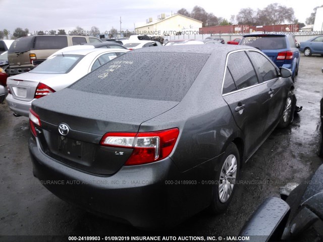 4T4BF1FK1ER381171 - 2014 TOYOTA CAMRY L/SE/LE/XLE 灰色 照片 4