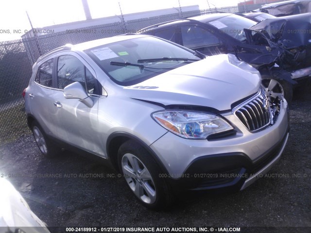 KL4CJASB9GB610972 - 2016 BUICK ENCORE SILVER photo 1