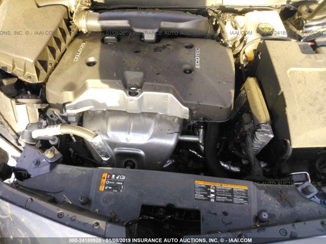 1G11C5SL4FF211457 - 2015 CHEVROLET MALIBU 1LT ლურჯი ფოტო 10