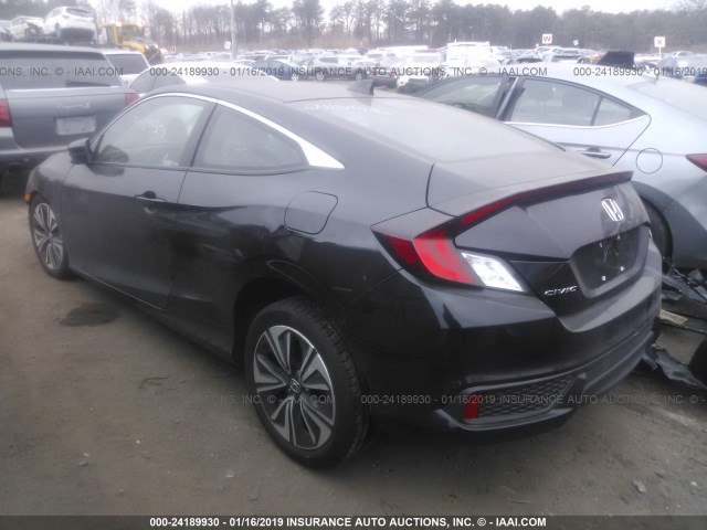 2HGFC3B75JH356584 - 2018 HONDA CIVIC EXL BLACK photo 3