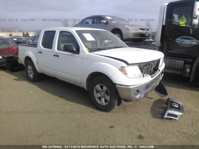 1N6AD07U59C427281 - 2009 NISSAN FRONTIER CREW CAB SE/LE/NISMO WHITE photo 1