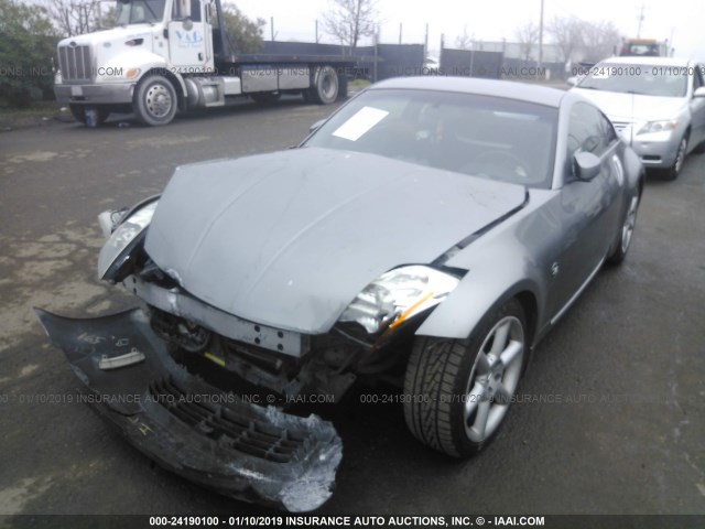 JN1AZ34E53T000194 - 2003 NISSAN 350Z COUPE SILVER photo 2