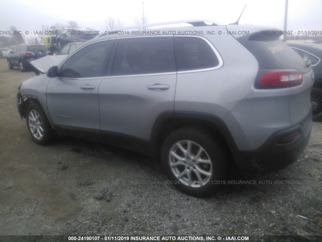 1C4PJLCB1JD590052 - 2018 JEEP CHEROKEE LATITUDE GRAY photo 3